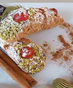 CONF. DA 20 Cannoli siciliani al Pistacchio di Bronte