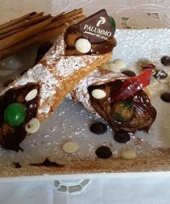 CONF. DA 20 Cannoli siciliani con Crema Cioccolato