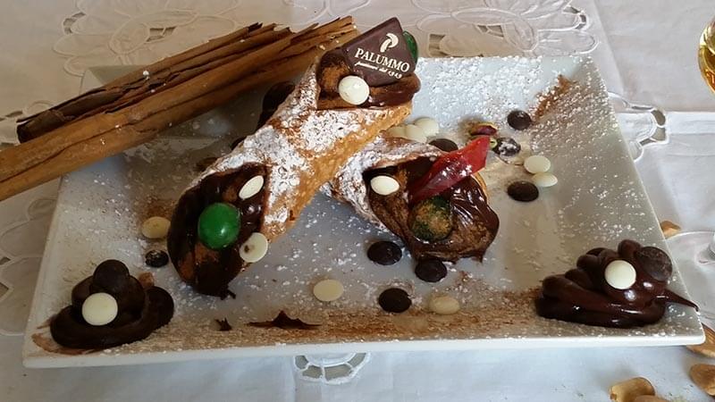 CONF. DA 10 Cannoli siciliani con Crema Cioccolato