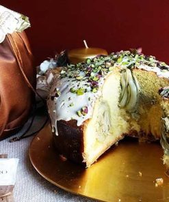 1 kg. Panettone Artigianale con crema Pistacchio di Bronte